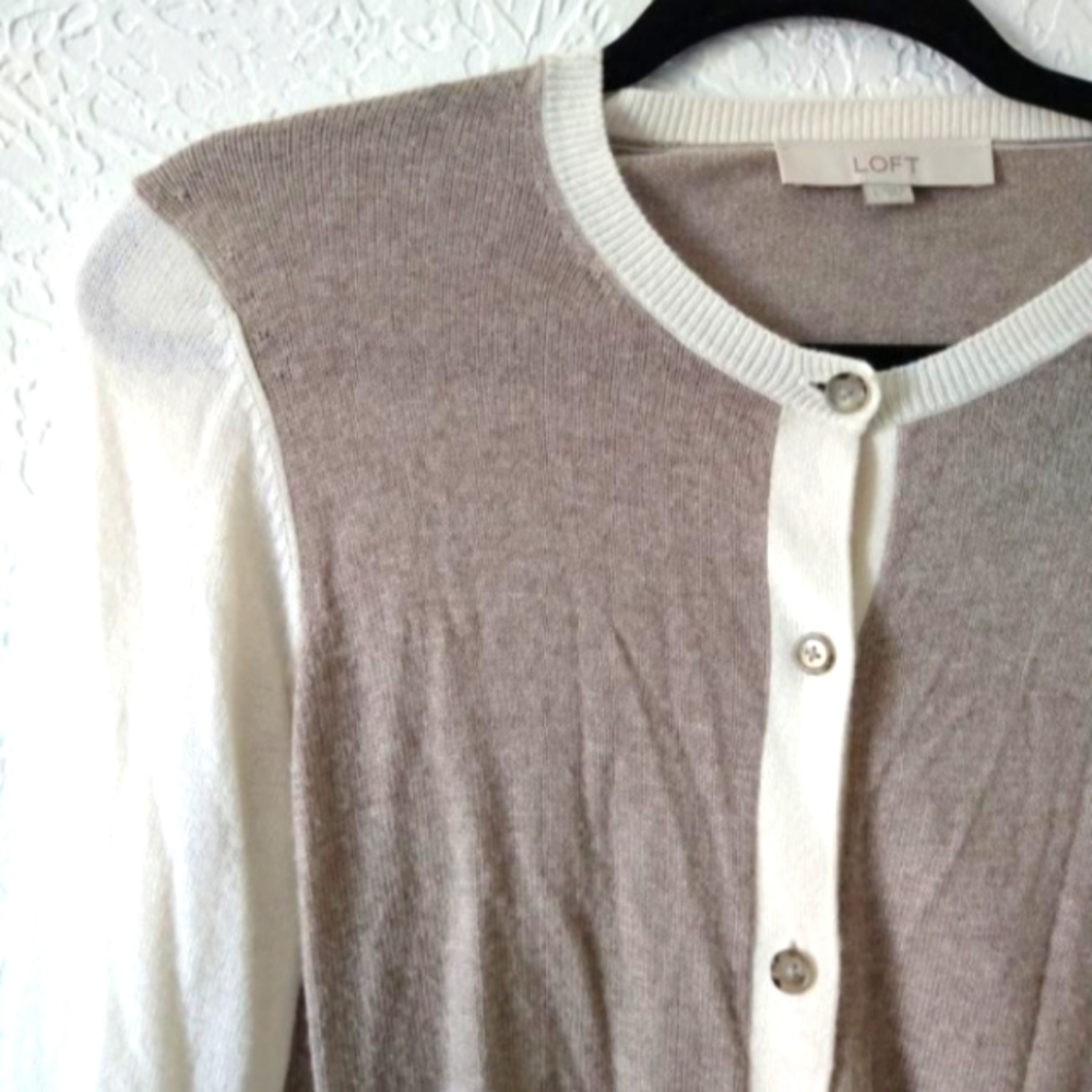 Loft Button Down Lightweight Cardigan - image 3